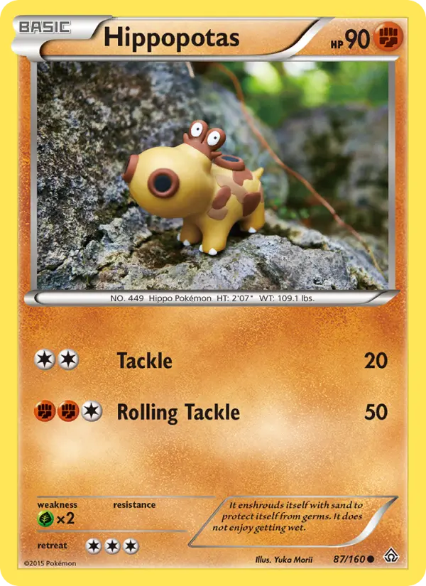 Hippopotas 87 card from Primal Clash