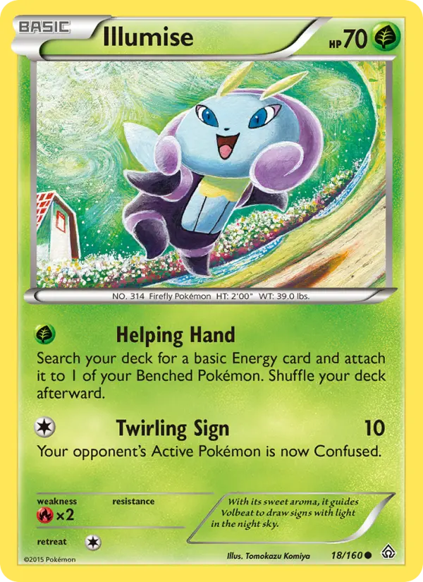 Illumise 18 card from Primal Clash