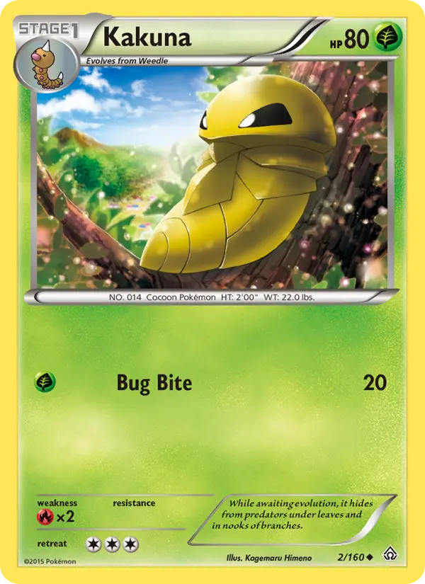 Kakuna 2 card from Primal Clash