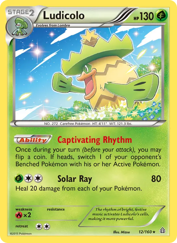 Ludicolo 12 card from Primal Clash