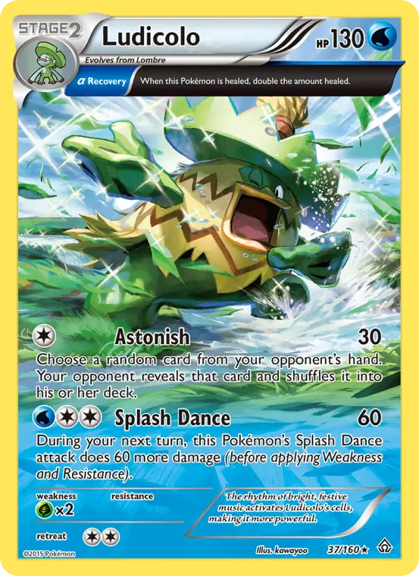 Ludicolo 37 — Primal Clash 37, Normal finish