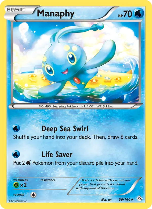Manaphy 56 card from Primal Clash