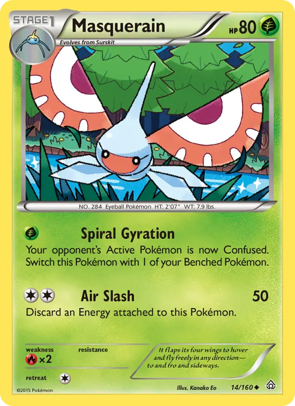 Masquerain 14 card from Primal Clash