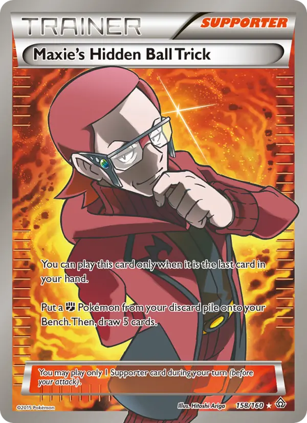 Maxie's Hidden Ball Trick 158 — Primal Clash 158, Holofoil finish