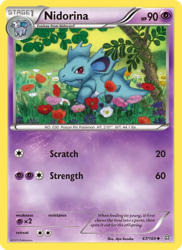 Nidorina 67 — Primal Clash 67, Normal finish