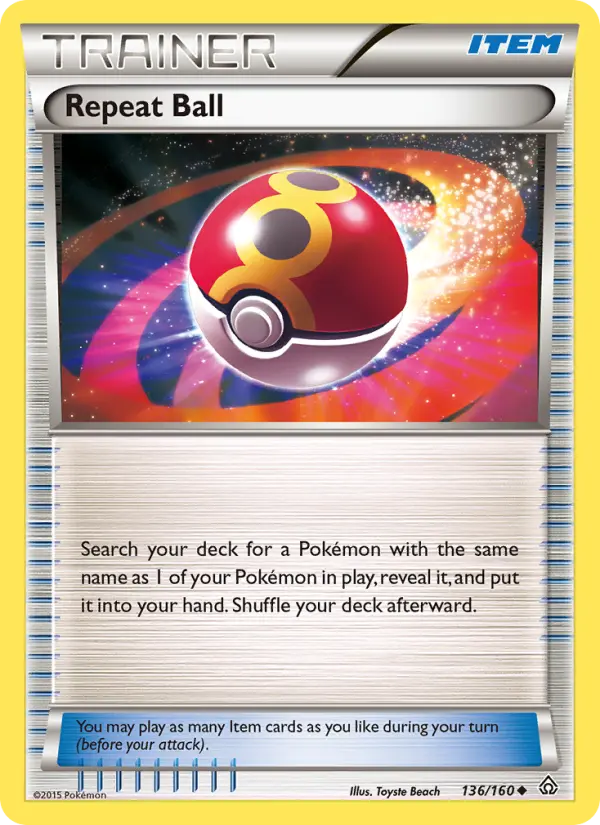 Repeat Ball 136 — Primal Clash 136, Normal finish