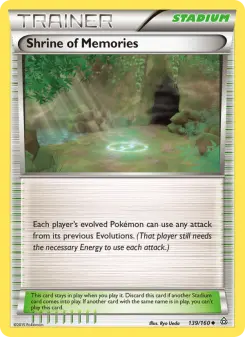 Shrine of Memories 139 — shown as an example of the Reverse Holofoil finish