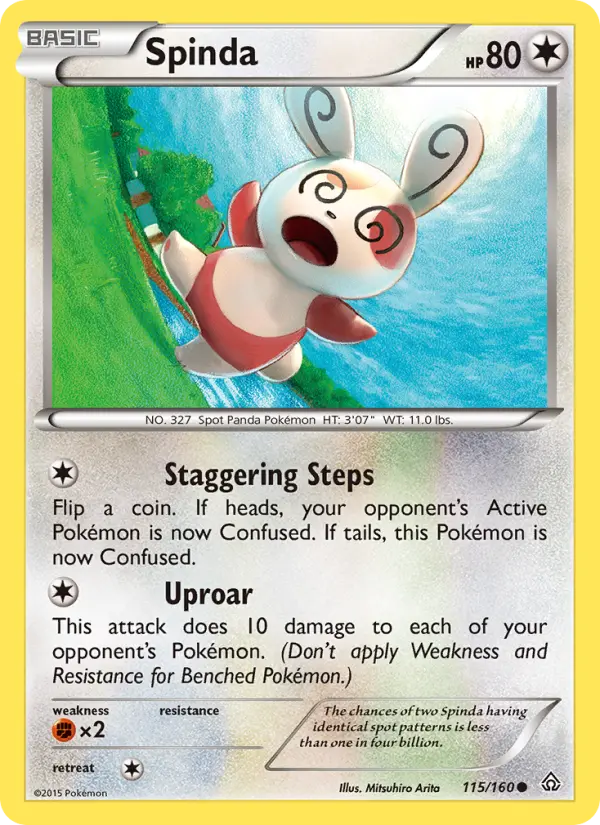 Spinda 115 — Primal Clash 115, Normal finish