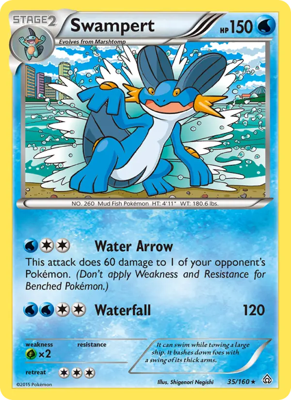Swampert 35 — Primal Clash 35, Normal finish