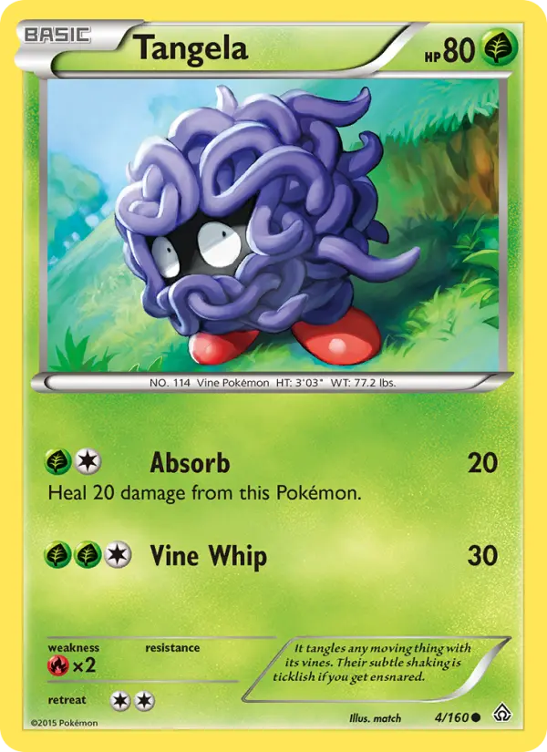 Tangela 4 — Primal Clash 4, Normal finish