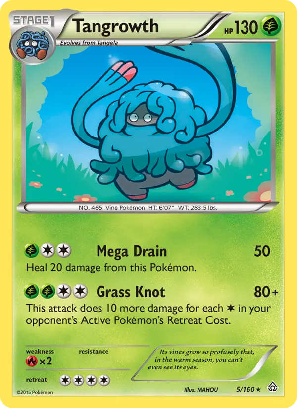 Tangrowth 5 card from Primal Clash