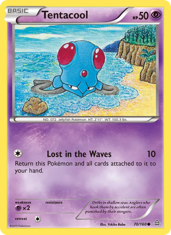 Tentacool 70 card from Primal Clash