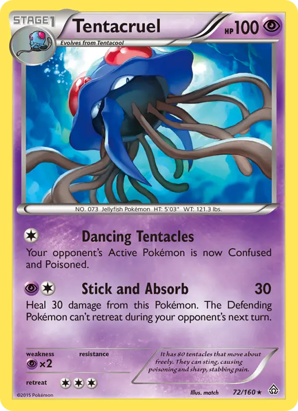 Tentacruel 72 — Primal Clash 72, Normal finish