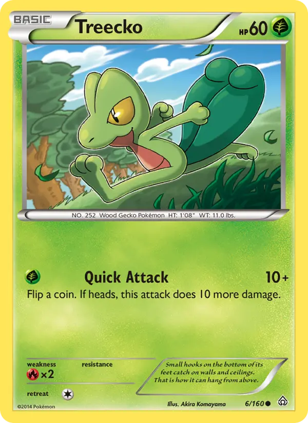 Treecko 6 card from Primal Clash