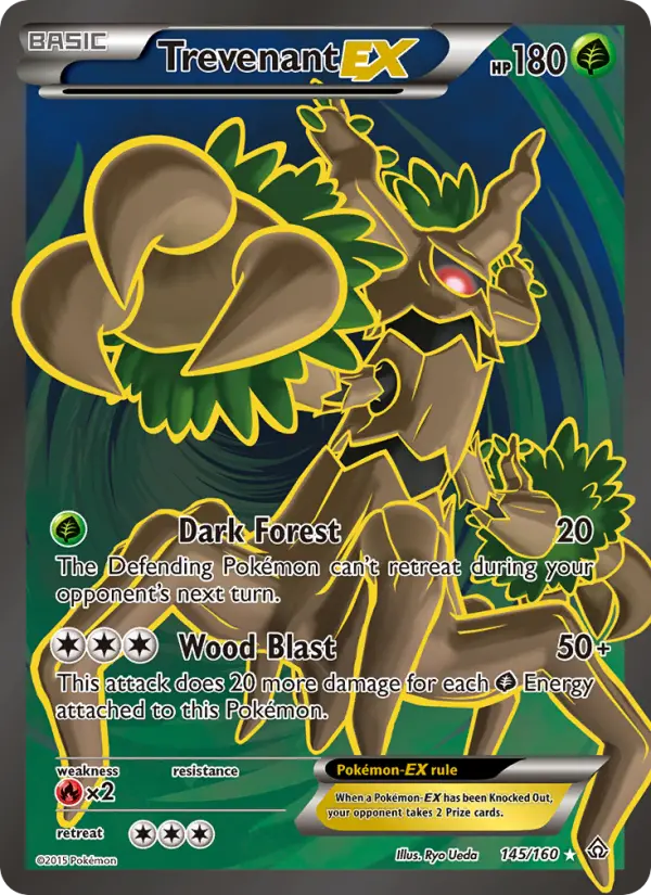 Trevenant-EX 145 — Primal Clash 145, Holofoil finish