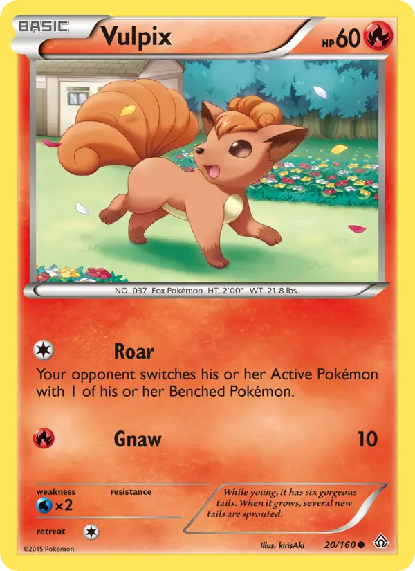 Vulpix 20 — Primal Clash 20, Normal finish