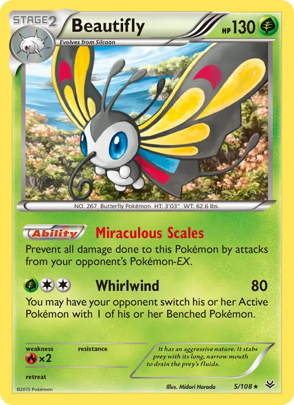 Beautifly 5 — Roaring Skies 5, Holofoil finish