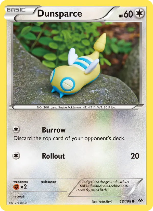 Dunsparce 68 — Roaring Skies 68, Normal finish