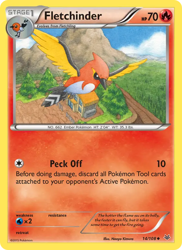 Fletchinder 14 card from Roaring Skies