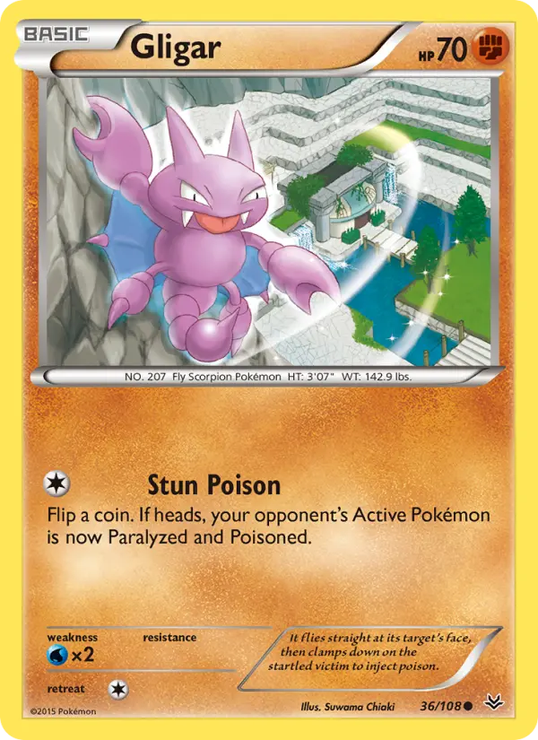 Gligar 36 — Roaring Skies 36, Normal finish