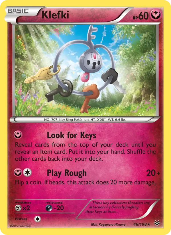 Klefki 48 card from Roaring Skies