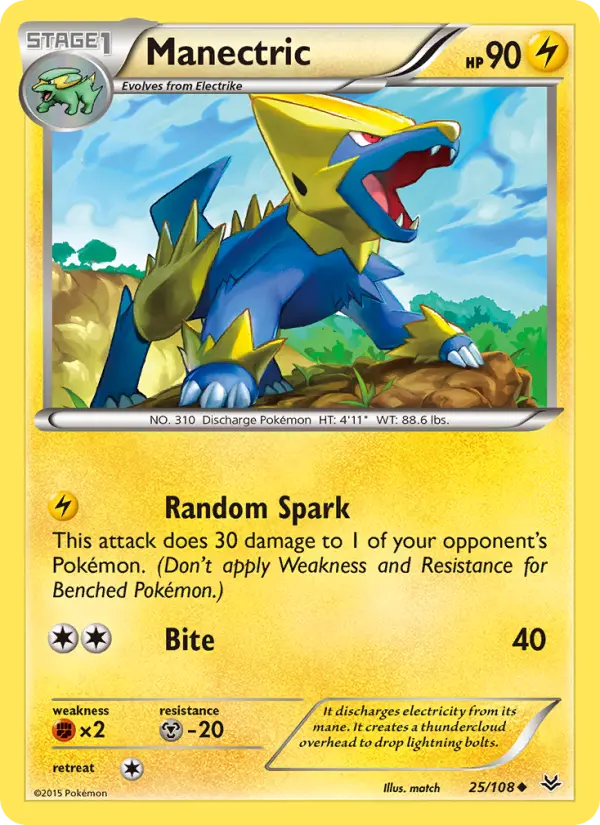 Manectric 25 — Roaring Skies 25, Normal finish
