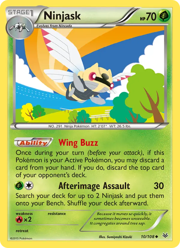 Ninjask 10 — Roaring Skies 10, Normal finish