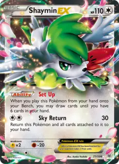 Shaymin-EX — Roaring Skies #77