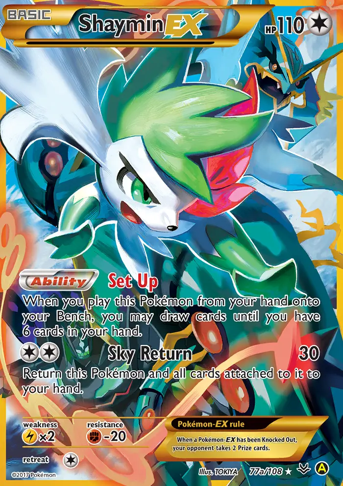 Shaymin-EX 77a — the most expensive Shaymin card