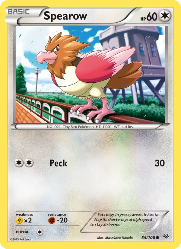 Spearow 65 — Roaring Skies 65, Normal finish