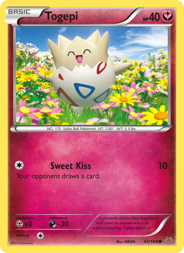 Togepi 43 — Roaring Skies 43, Normal finish