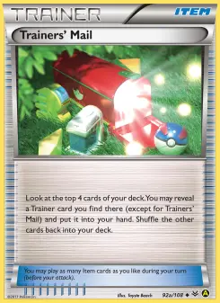 Trainers' Mail 92a — Roaring Skies