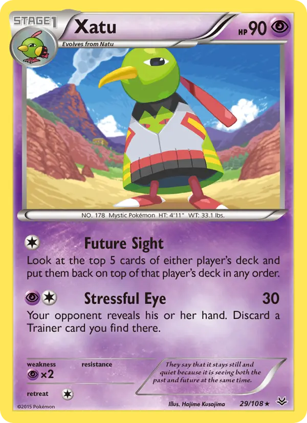 Xatu 29 card from Roaring Skies