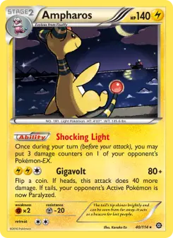 Ampharos — Steam Siege #40
