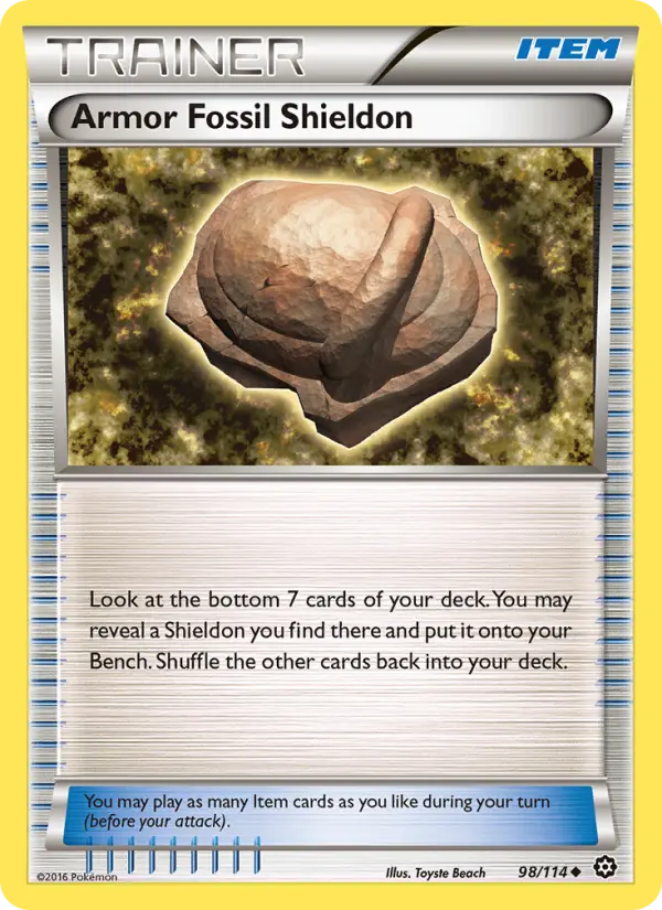 Armor Fossil Shieldon 98 — Steam Siege 98, Normal finish
