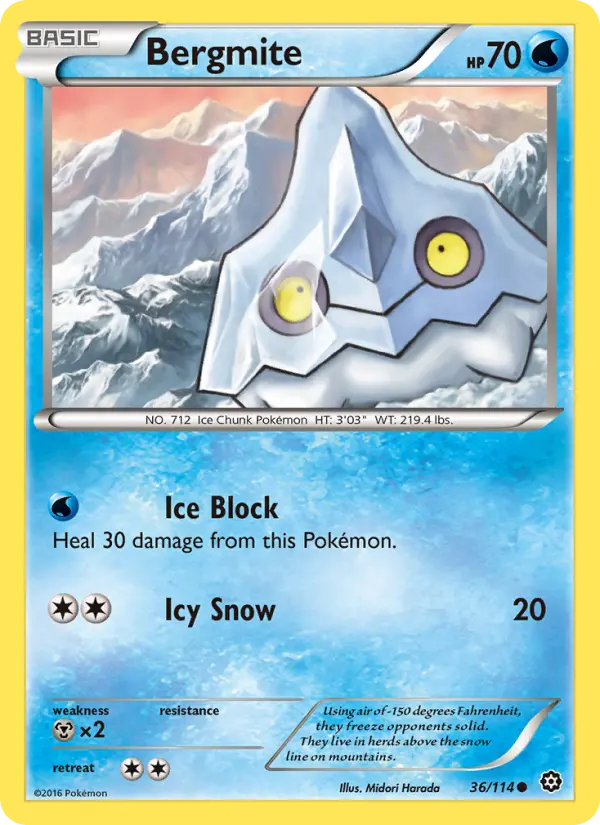 Bergmite 36 card from Steam Siege