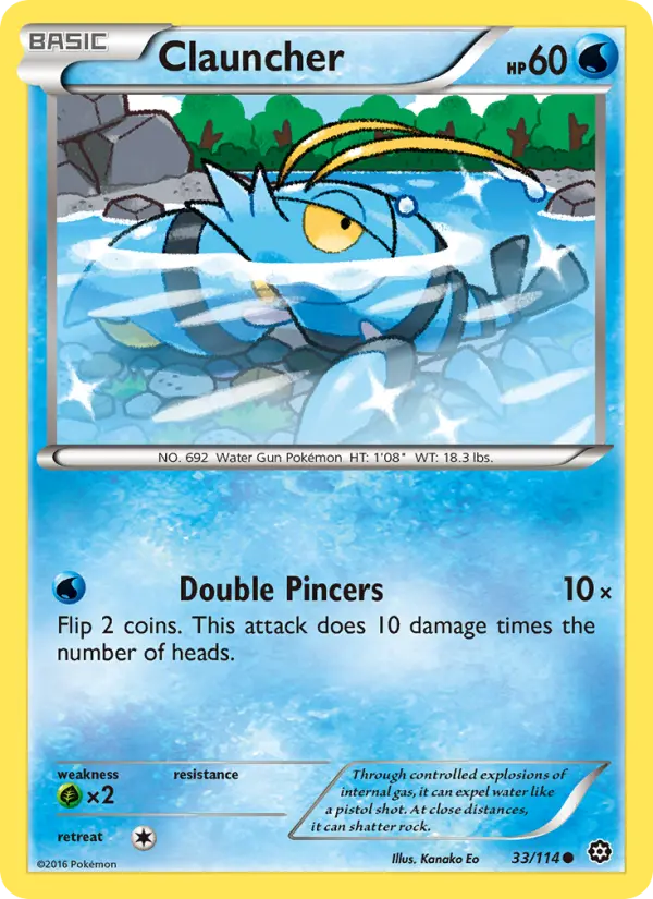 Clauncher 33 card from Steam Siege