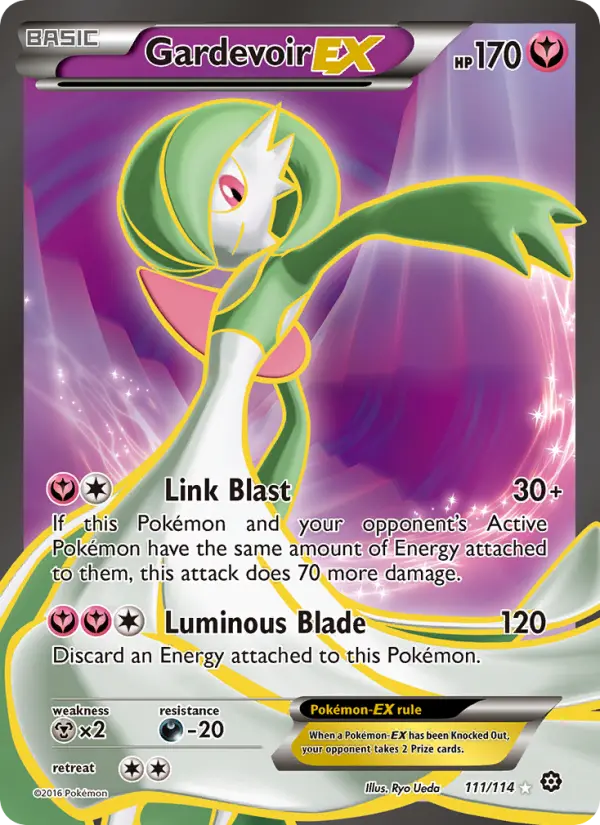 Gardevoir-EX 111 — Steam Siege 111, Holofoil finish