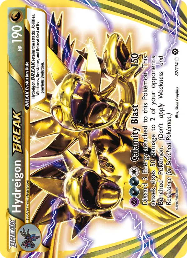 Hydreigon BREAK 87 card from Steam Siege