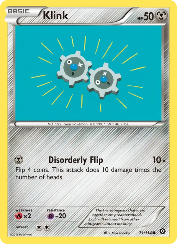 Klink 71 card from Steam Siege