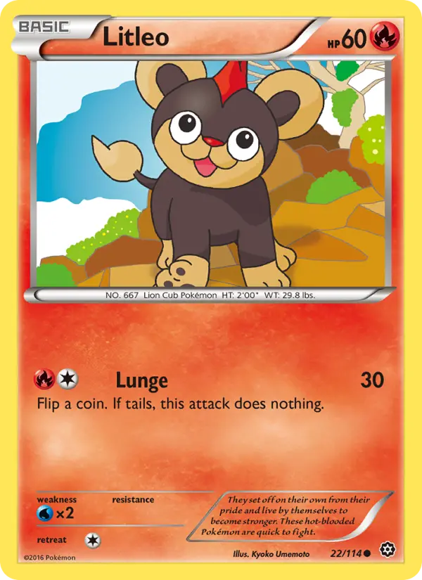 Litleo 22 card from Steam Siege