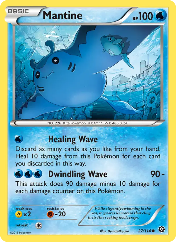 Mantine 27 card from Steam Siege