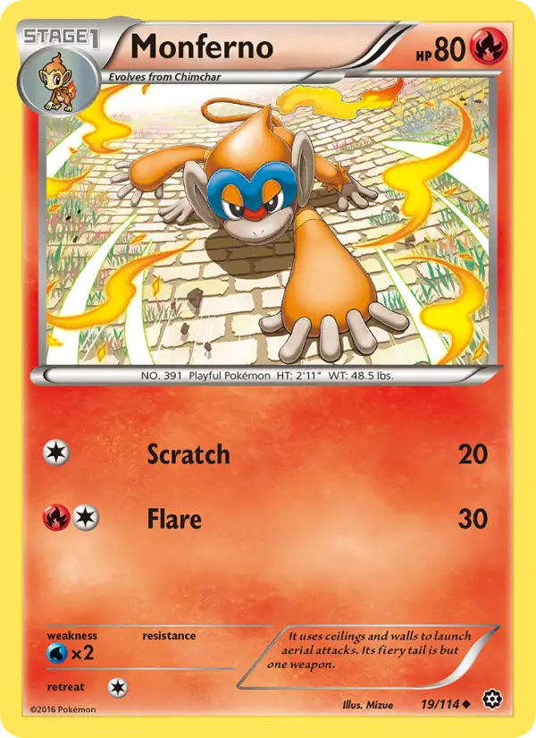 Monferno 19 — Steam Siege 19, Normal finish