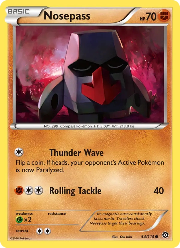 Nosepass 54 card from Steam Siege