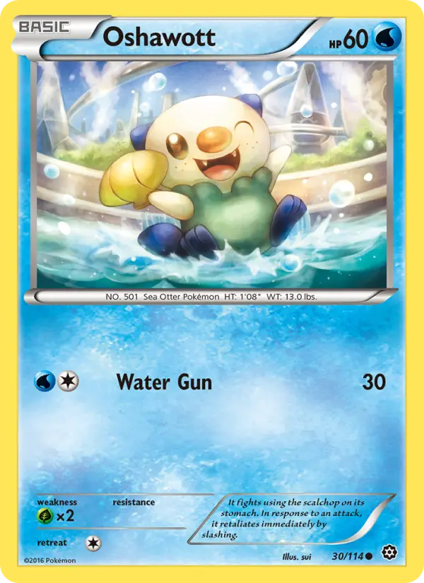 Oshawott 30 — Steam Siege 30, Normal finish