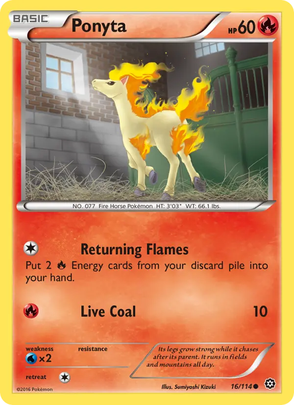 Ponyta 16 — Steam Siege 16, Normal finish
