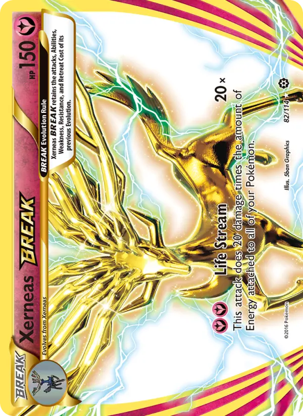 Xerneas BREAK 82 card from Steam Siege