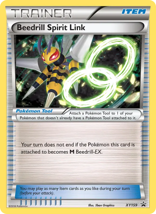 Beedrill Spirit Link XY159 — XY Black Star Promos XY159, Normal finish