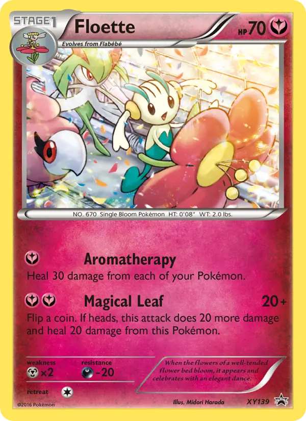 Floette XY139 — XY Black Star Promos XY139, Holofoil finish