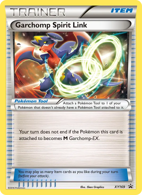 Garchomp Spirit Link XY169 — XY Black Star Promos XY169, Normal finish